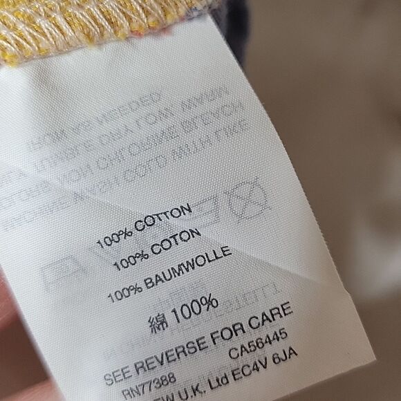 Madewell Button-Back Tie Tee in Sherbet Stripe - Picture 3 of 5